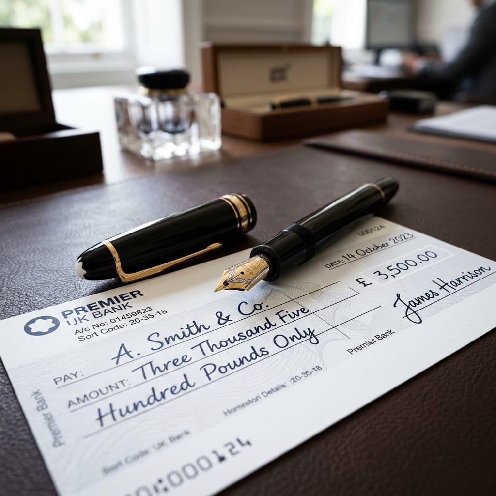 Cheque writing mistakes