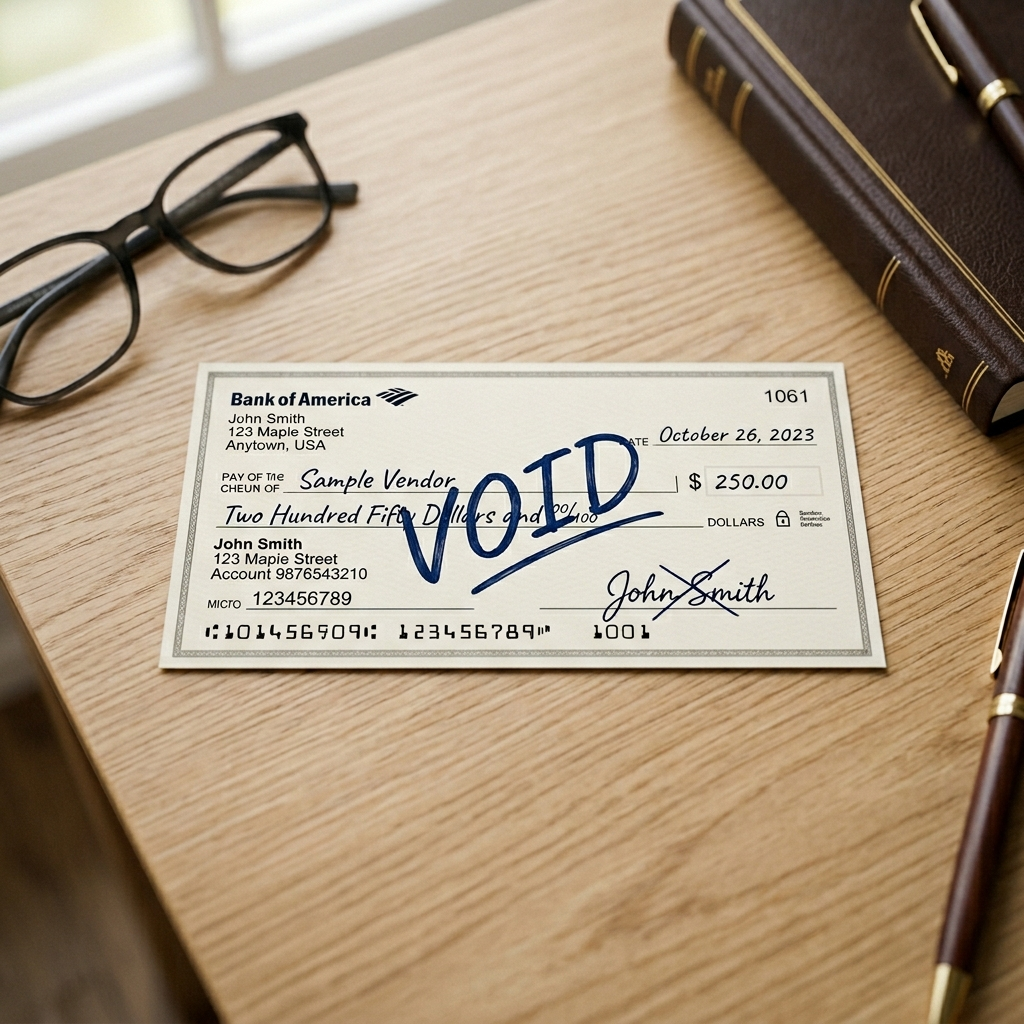 How to Properly Void a Cheque: A Step-by-Step Guide